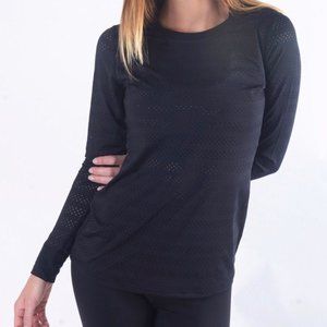 Zyia black chill long sleeve tee XXL